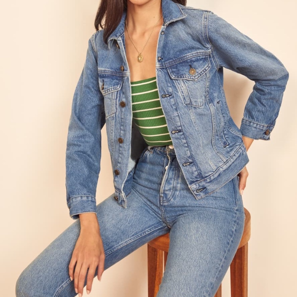 👖 NWT REFORMATION JEAN JACKET SIZE M